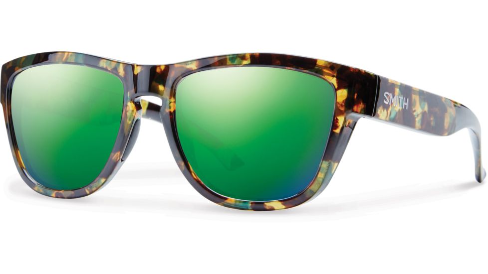 Suncloud Polarized Optics Clark Sunglasses - Men's-Flecked Green Tortoise-Green Sol-X Mirror