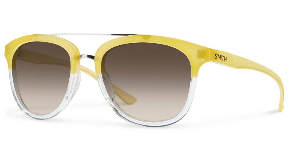 Suncloud Polarized Optics Clayton Sunglasses-Lemon-Brown Gradient