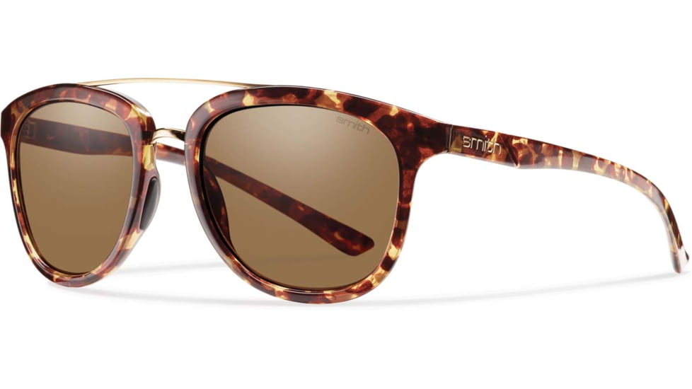 Suncloud Polarized Optics Clayton Sunglasses Yellow Tortoise/Brown Carbonic TLT Lenses CYPCBRYT