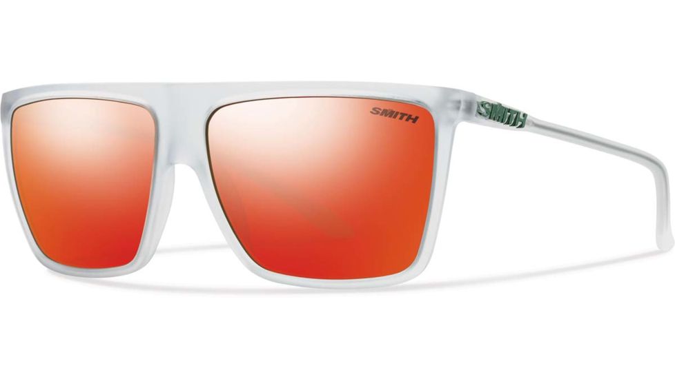 Suncloud Polarized Optics Cornice Sunglasses Matte Crystal/Red Sol-X Carbonic TLT Lenses CNPCDMMCR