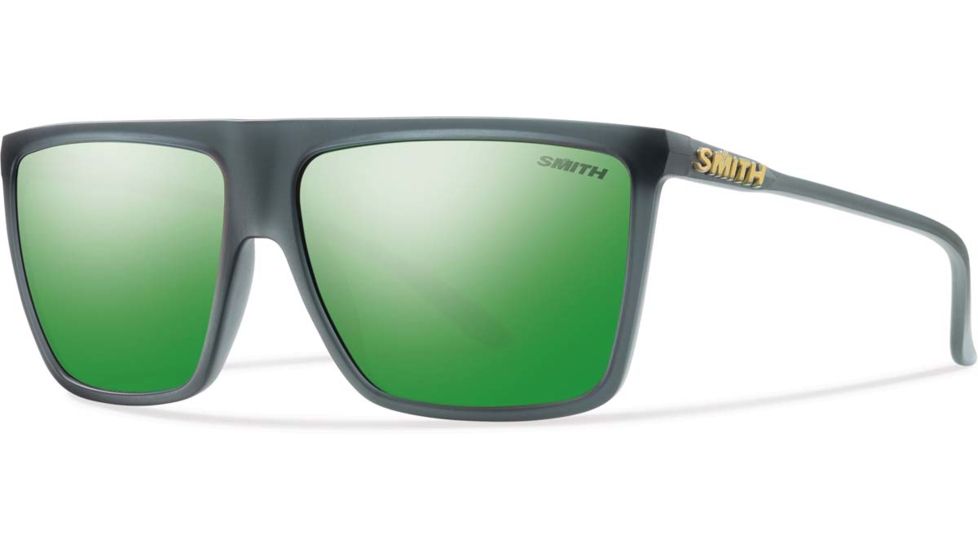 Suncloud Polarized Optics Cornice Sunglasses Matte Smoke/Green Sol-X Carbonic TLT Lenses CNPCGMMS
