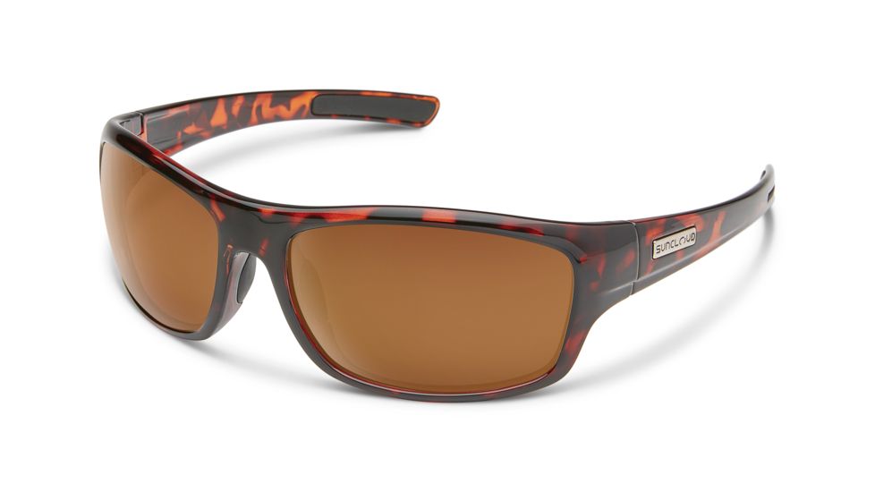 Suncloud Polarized Optics Cover Sunglasses, Tortoise S-CVRPPBRTT
