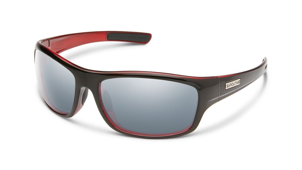 Suncloud Polarized Optics Cover Sunglasses, Black Red S-CVRPPSVMBR