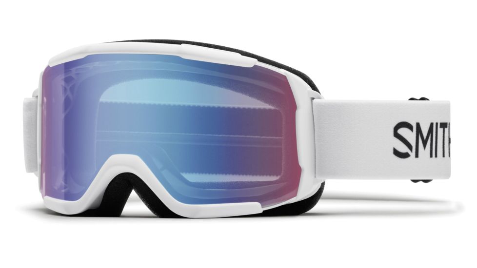 Smith Optics Daredevil Youth Goggles-White-Blue Sensor Mirror