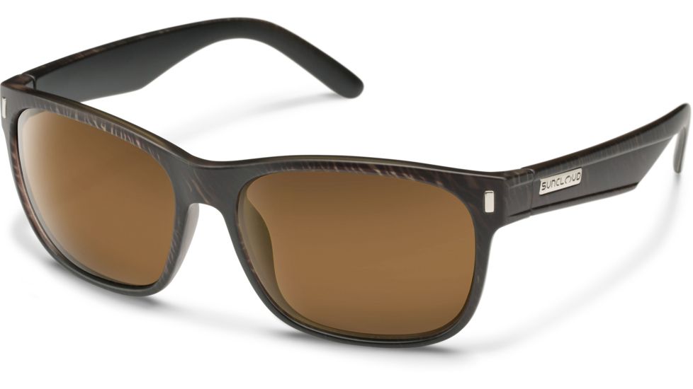 Suncloud Polarized Optics Dashboard Sunglasses, Blackened Tortoise S-DAPPBRBKT