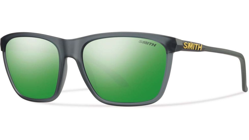 Suncloud Polarized Optics Delano Sunglasses Matte Smoke/Green Sol-X Carbonic TLT Lenses DAPCGMMS