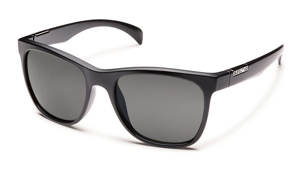 Suncloud Polarized Optics Doubletake Sunglasses-Black-Polarized Gray