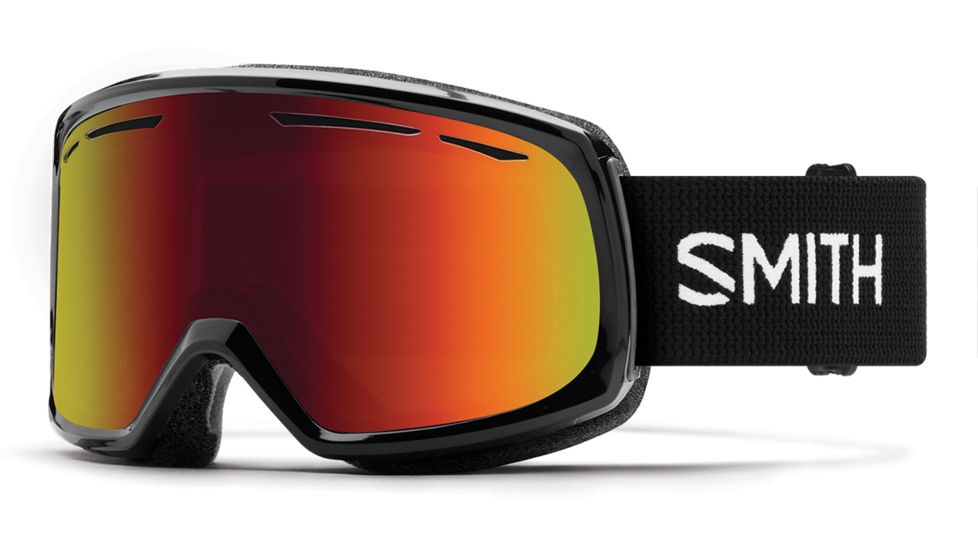 Suncloud Polarized Optics Drift Goggles-Black-Red Sol-X Mirror