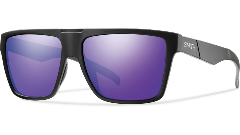 Suncloud Polarized Optics Edgewood Sunglasses-Matte Black-Purple Sol-X Carbonic