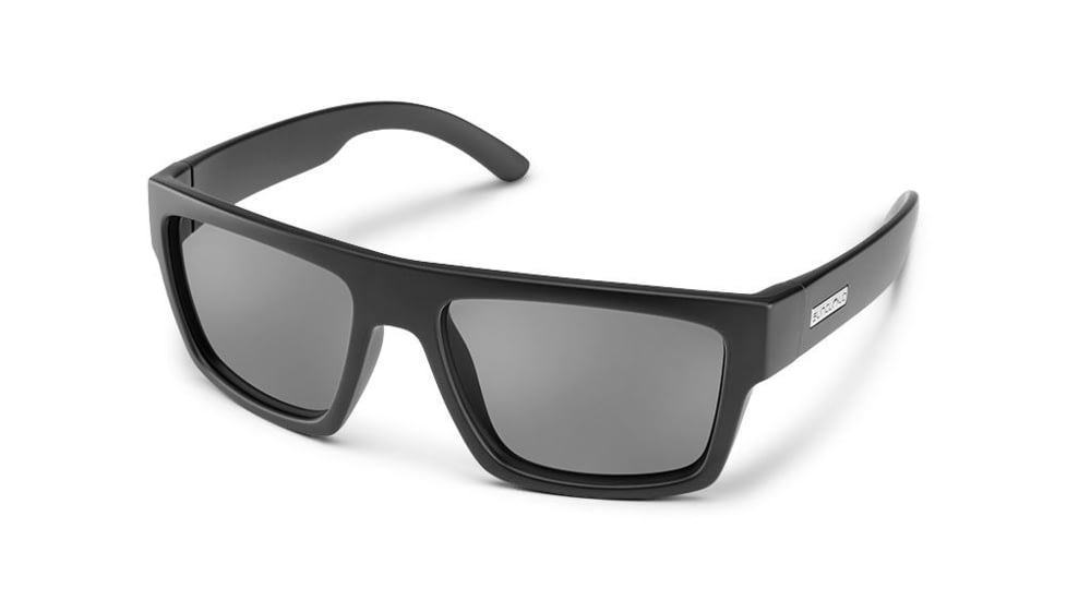 Suncloud Polarized Optics Flatline, Color - Matte Black, Lens Color - Polarized Gray, 20233300357M9