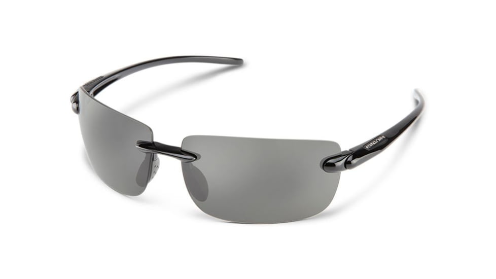Suncloud Polarized Optics Highride, Color - Black, Lens Color - Polarized Gray, 20233880766M9