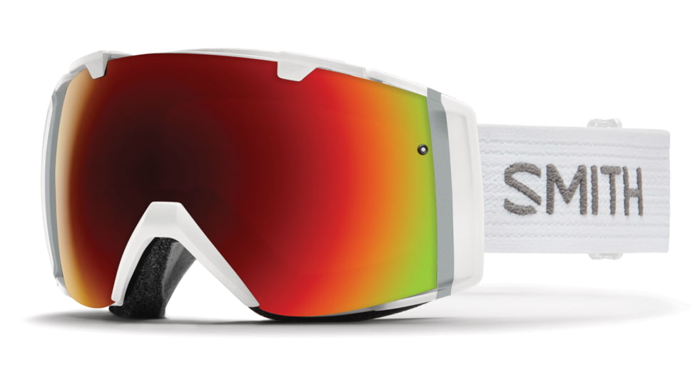 Suncloud Polarized Optics I/O Goggle-White-Red Sol-X Mirror