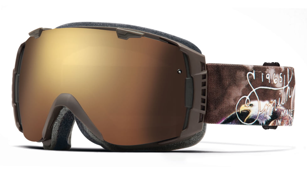 Suncloud Polarized Optics I/O Goggles-Screaming Eagle-Gold Sol-X Mirror