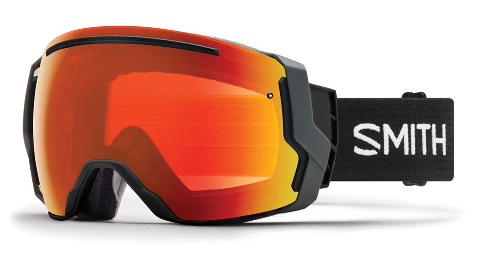 Suncloud Polarized Optics I/O7 Goggle Asian Fit-Black-ChromaPop Everyday Red Mirror