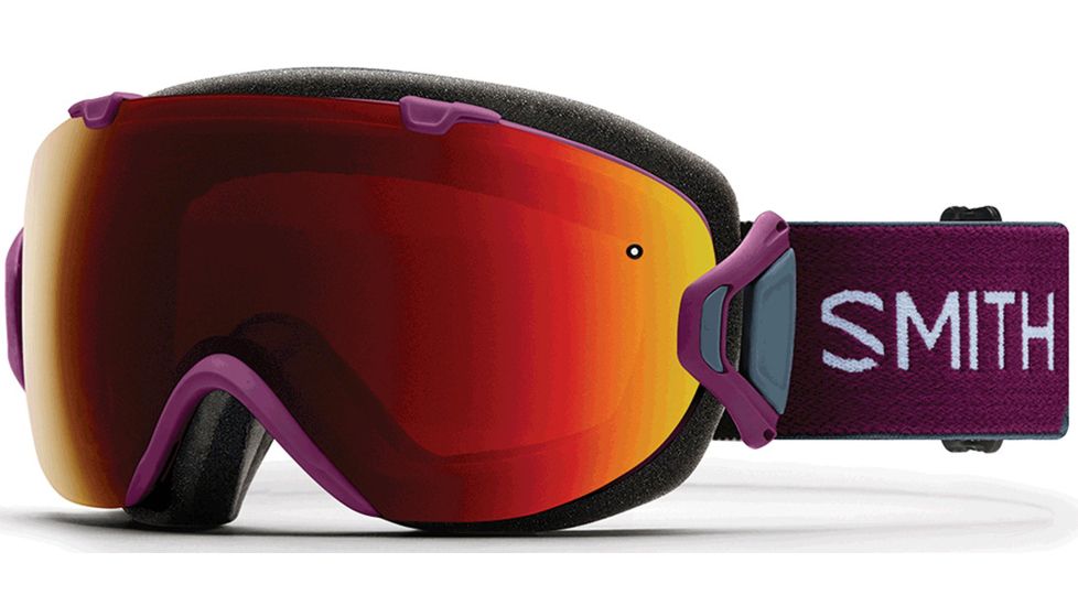Suncloud Polarized Optics I/OS Goggle Asian Fit-Grape Split-ChromaPop Sun Red Mirror