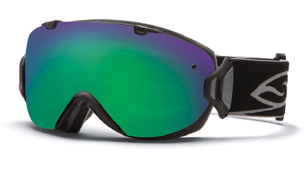 Suncloud Polarized Optics I/OS Goggles - Black-Green Sol-X Mirror