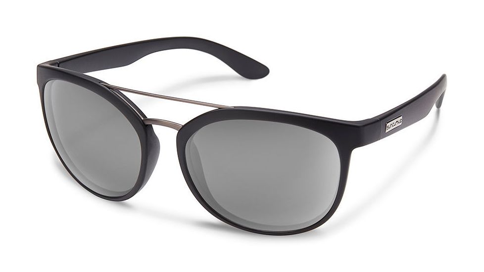 Suncloud Polarized Optics Liberty Polarized Sunglasses, Matte Black/Gray, S-LIPPGYMB