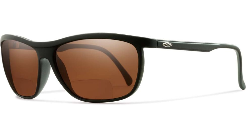 Suncloud Polarized Optics Lochsa Bifocal Sunglasses Black/Polar Copper Carbonic +2.50 Lenses LCBKCP250