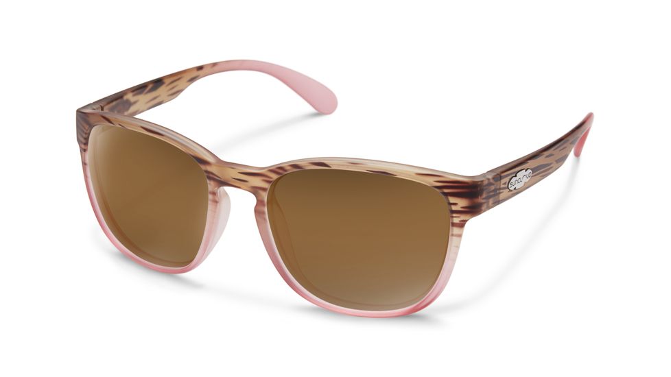 Suncloud Polarized Optics Loveseat Sunglasses, Mt Tortoise  Pink Fade S-LOPPBRPF