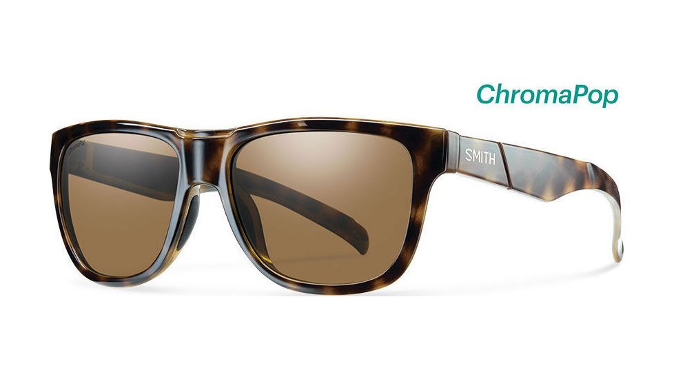 Suncloud Polarized Optics Lowdown Slim Sunglasses-Tortoise-ChromaPop Polar Brown