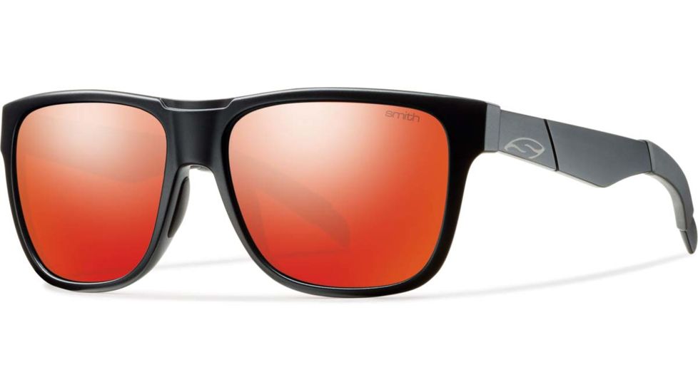 Suncloud Polarized Optics Lowdown Sunglasses Matte Black/Red Sol-X Carbonic TLT Lenses LDPCDMMB