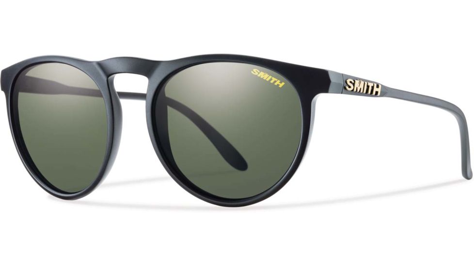 Suncloud Polarized Optics Marvine Sunglasses Matte Black/Polar Gray Green Carbonic TLT Lenses MAPPGNMB