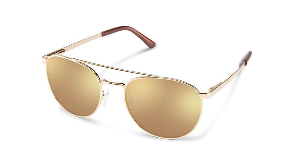 Suncloud Polarized Optics Motorist, Color - Gold, Lens Color - Polarized Sienna Mirror, 202340J5G54DE