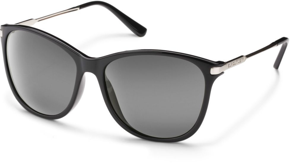 Suncloud Polarized Optics Nightcap Sunglasses-Black-Polarized Gray