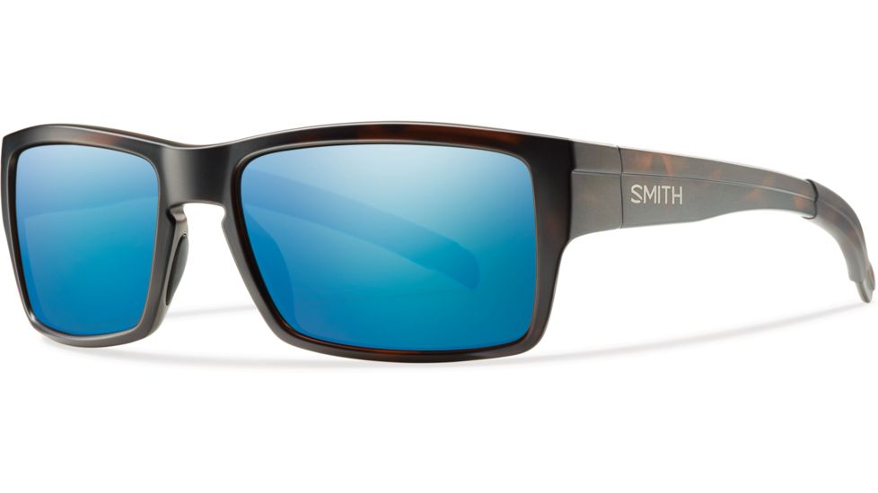 Suncloud Polarized Optics Outlier Sunglasses-Matte Tortoise-Polarized Blue Sol-X