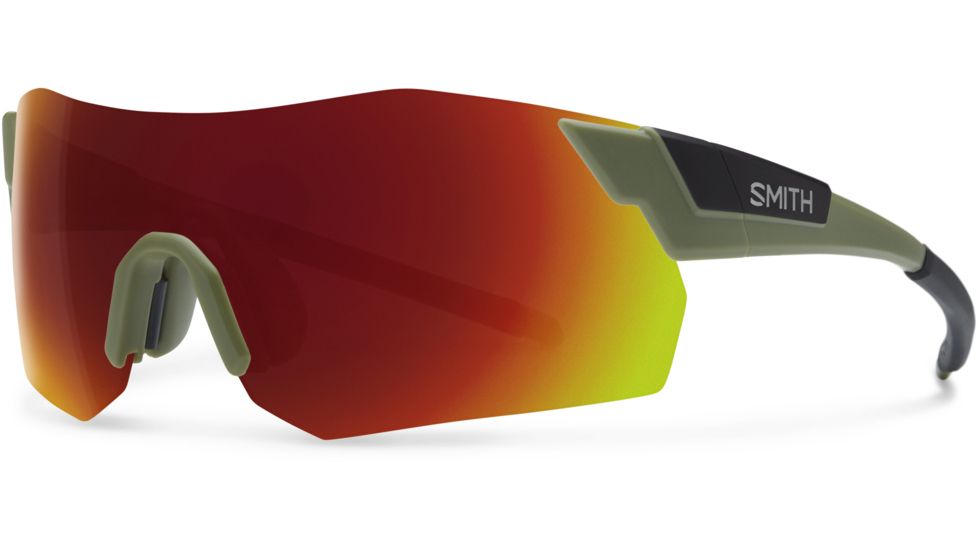 Suncloud Polarized Optics PivLock Arena Max-Matte Olive Black-Red