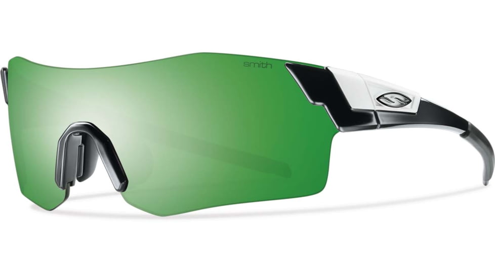 Smith PivLock Arena Sunglasses-Black-Green Sol-X Mirror