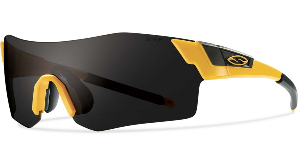 Suncloud Polarized Optics Pivlock Arena Sunglasses Mustard/Blackout/Ignitor/Clear Carbonic TLT Lenses ANPCBOMST