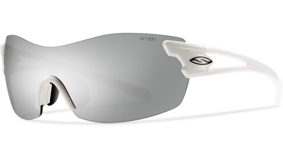 Suncloud Polarized Optics Pivlock Asana Sunglasses White/Platinum/Ignitor/Clear Carbonic TLT Lenses AAPCGYMWT