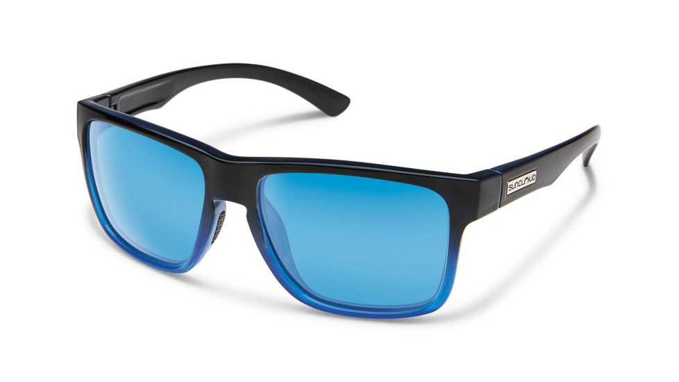Suncloud Polarized Optics Rambler Sunglasses, Black Blue S-RBPPUMBU