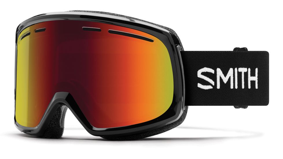 Suncloud Polarized Optics Range Goggles-Black-Red Sol-X Mirror