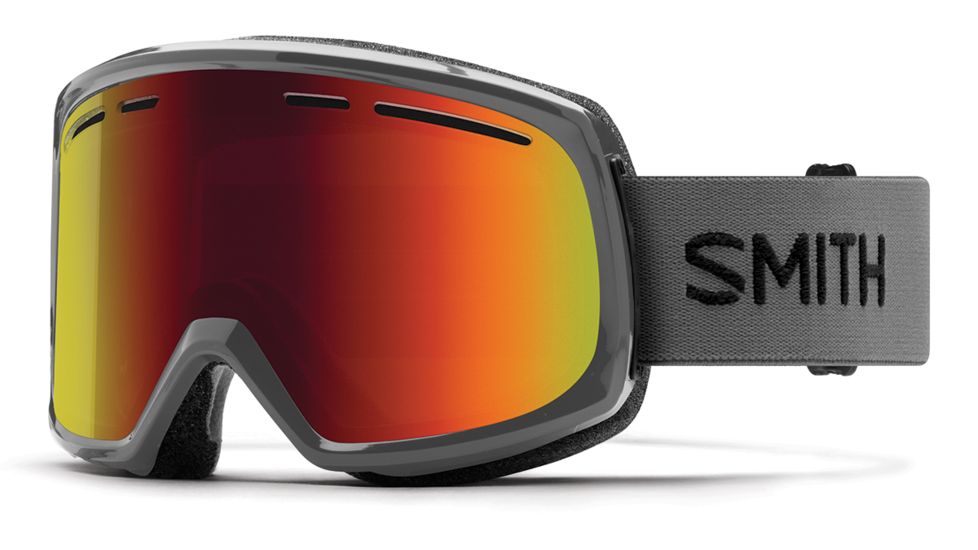 Suncloud Polarized Optics Range Goggles-Charcoal-Red Sol-X Mirror