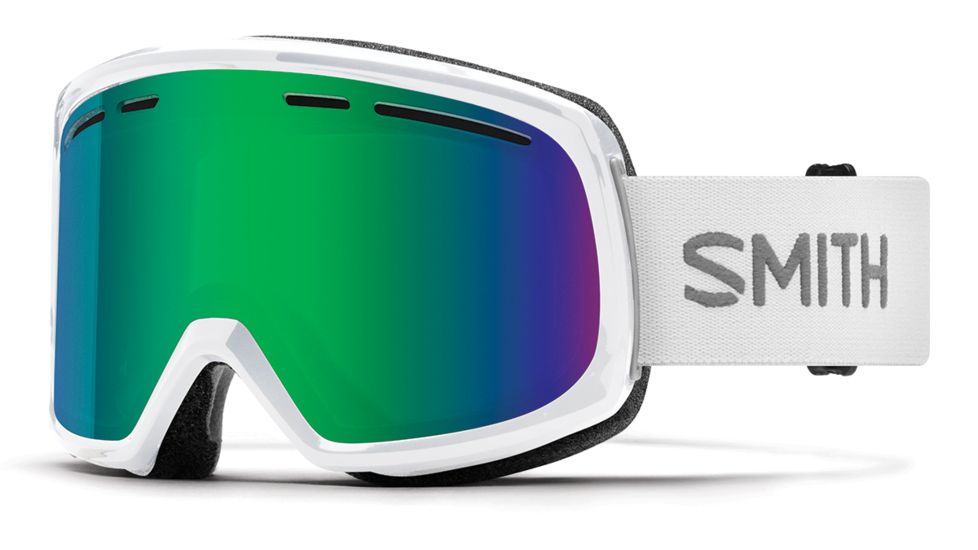 Suncloud Polarized Optics Range Goggles-White-Blue Sensor Mirror