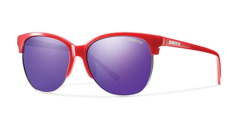 Suncloud Polarized Optics Rebel Sunglasses-Red-Purple Sol-X Carbonic