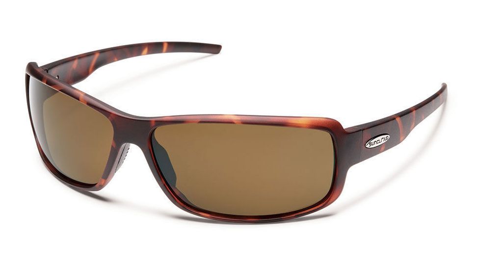 Suncloud Polarized Optics Ricochet Sunglasses-Matte Tortoise-Polarized Brown