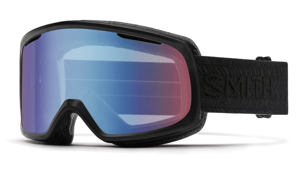 Suncloud Polarized Optics Riot Goggle-Black Eclipse-Blue Sensor Mirror