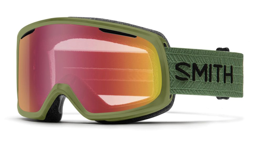 Suncloud Polarized Optics Riot Goggle-Olive-Red Sensor Mirror