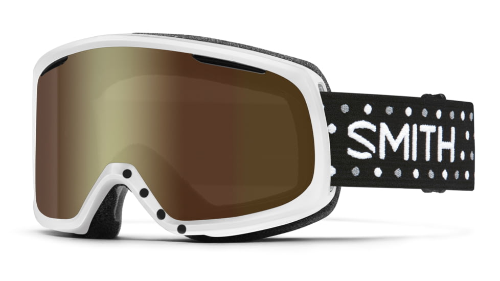 Suncloud Polarized Optics Riot Goggle-White Dots-Gold Sol-X Mirror