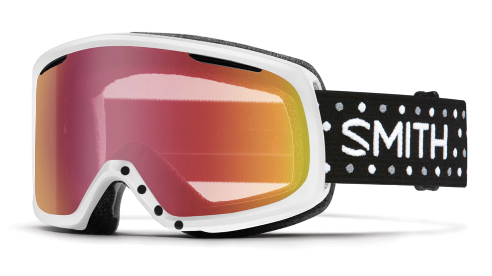 Suncloud Polarized Optics Riot Goggle-White Dots-Red Sensor Mirror