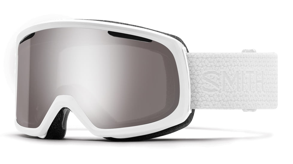 Suncloud Polarized Optics Riot Goggle-White Mosaic-ChromaPop Sun Platinum Mirror