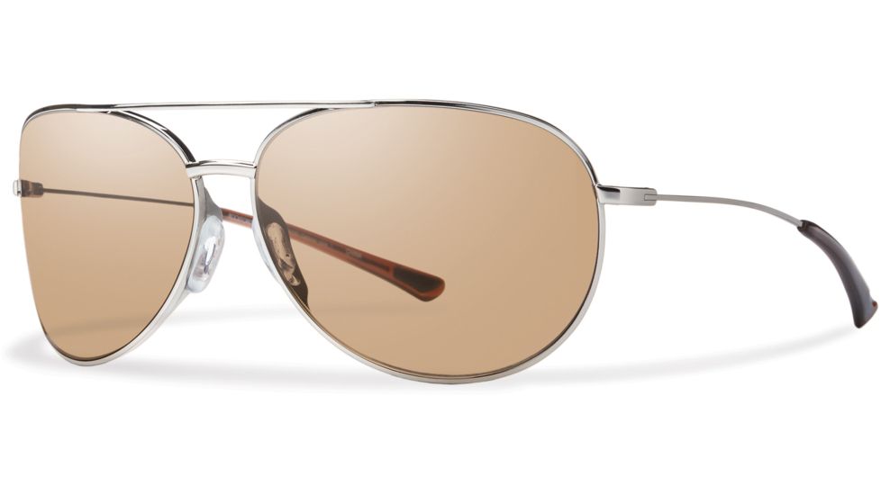 Suncloud Polarized Optics Rockford Slim Sunglasses Clearance-Palladium-Blush Silver Flash