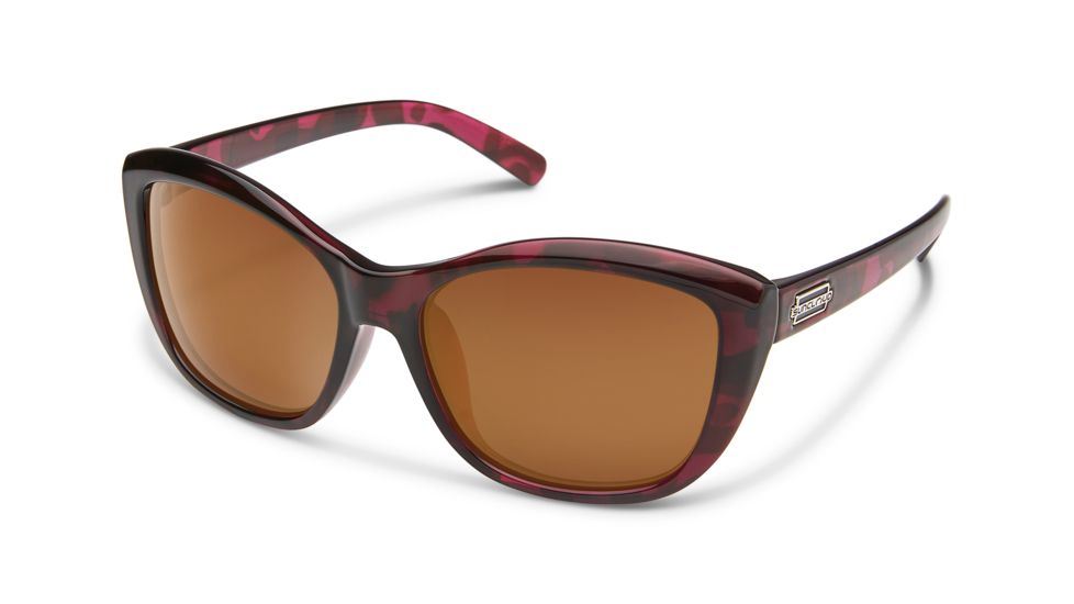 Suncloud Polarized Optics Skyline Sunglasses, Purple Tortoise S-SIPPBRPRTT