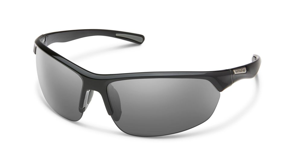 Suncloud Polarized Optics Slice Sunglasses, Black S-SLCPPGYBK