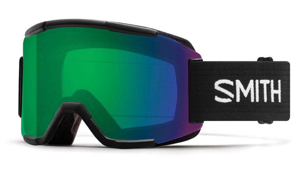 Suncloud Polarized Optics Squad Goggle-Black-ChromaPop Everyday Green Mirror