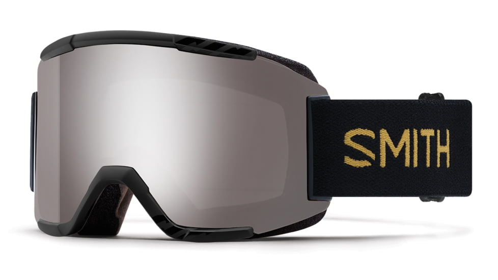 Suncloud Polarized Optics Squad Goggle-Black Firebird-ChromaPop Sun Platinum Mirror