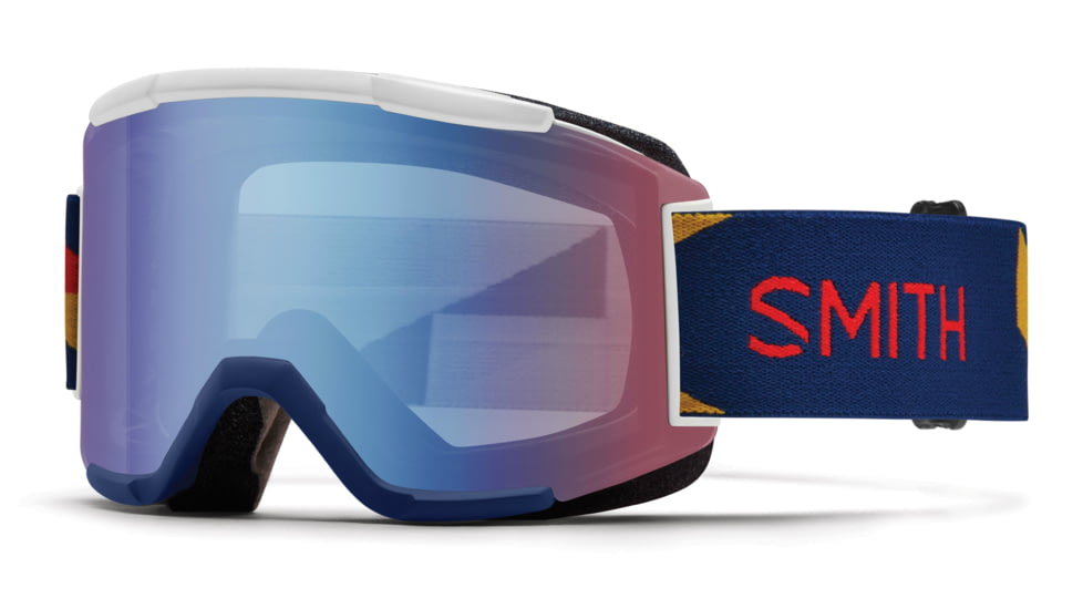 Suncloud Polarized Optics Squad Goggle-Navy Outboard-Blue Sensor Mirror